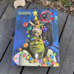 New Dreamworks Shrek Festive Sleepwear Set size small